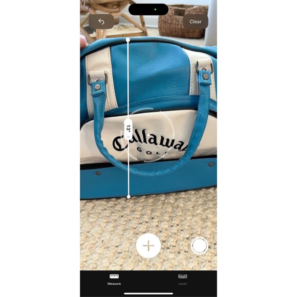 Vintage Callaway leather embroidered Golf Carry On Bag With Shoe compartment - Picture 9 of 9